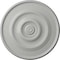 Ekena Millwork Dylar Ceiling Medallion (Fits Canopies up to 6 1/4"), Hand-Painted Frost, 30"OD x 2 1/4"P CM30DYFRF - alternate 1